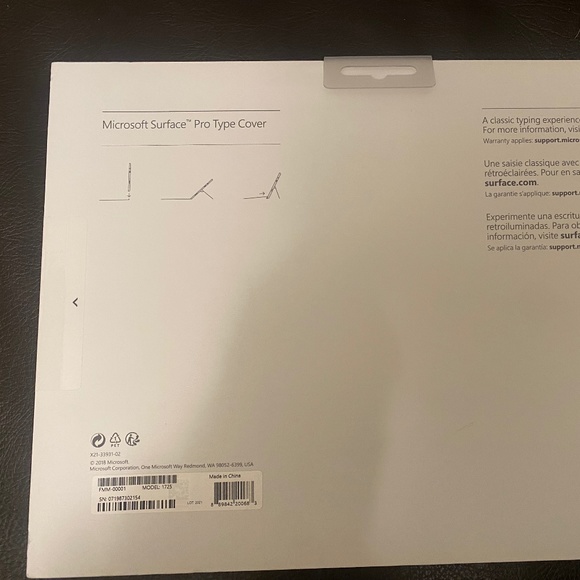 Surface pro type cover